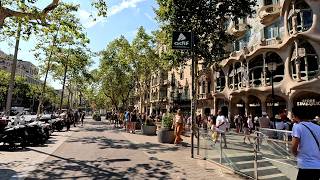 Barcelona Walking Tour 🇪🇸 - 4K/60fps