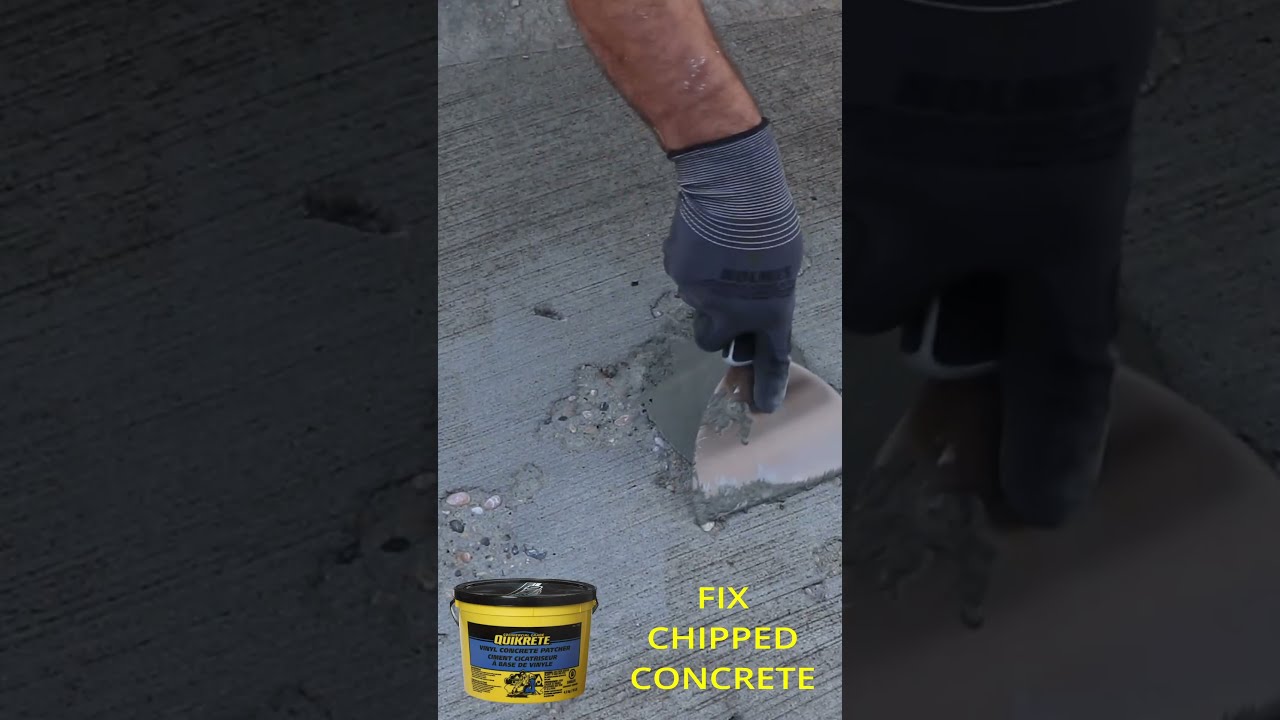 Fix Chipped Concrete Diy Construction