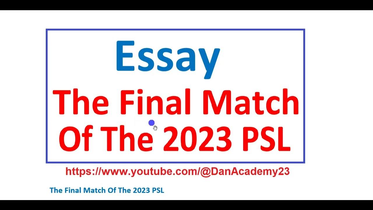 psl 8 essay in english 2023