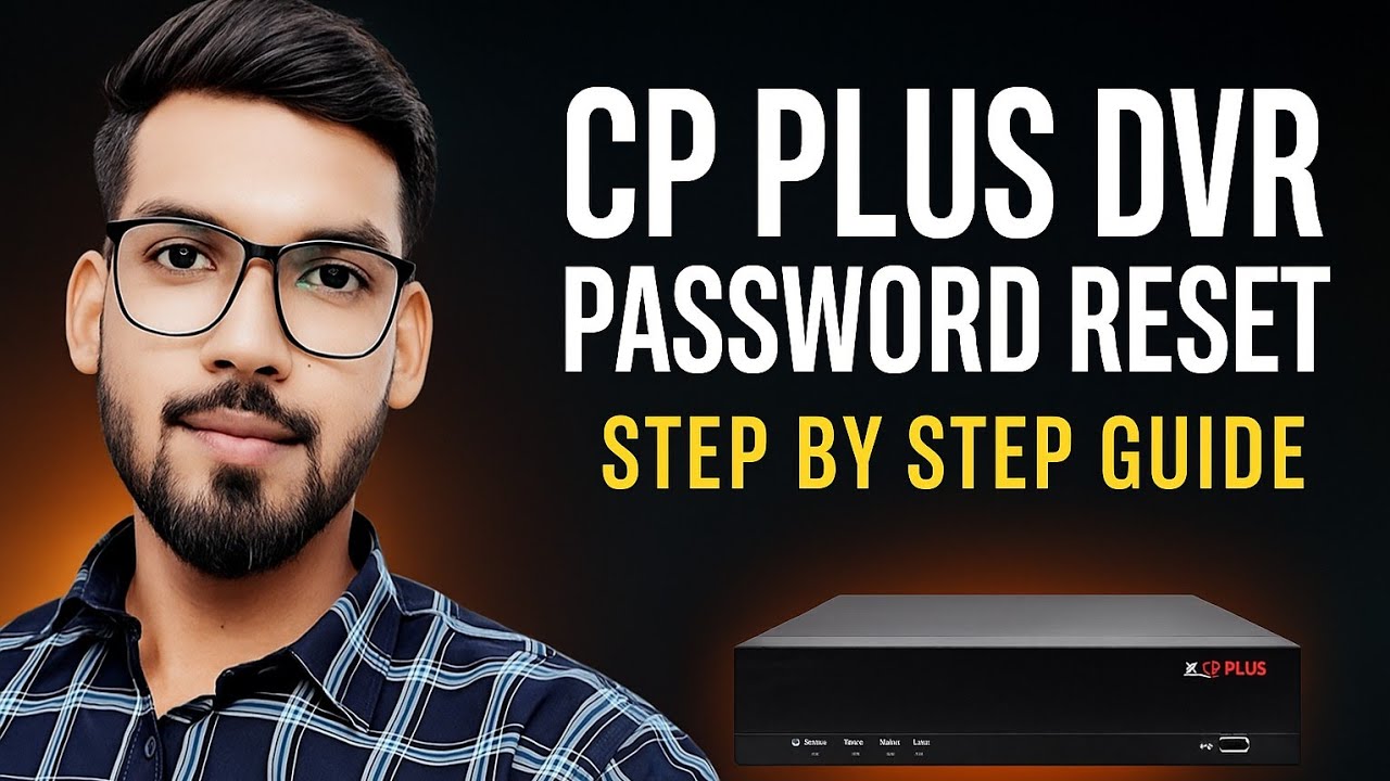 CP PLUS DVR PASSWORD RESET | how to reset cp plus dvr password | cp plus | step by step full video |