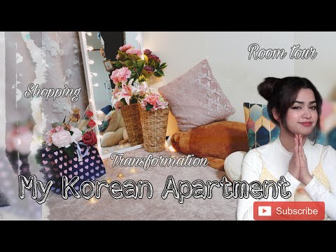 KOREA VLOG My KOREAN APARTMENT TRANSFORMATION Aesthetic Pinterest Inspired Room Tour Deepanwita 
