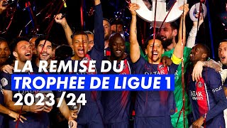 PSG : La cérémonie de la remise du trophée de la Ligue 1 en intégralité