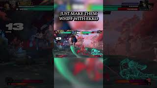 HOW TO COUNTER YASUO IN 2XKO (sorta) #2xko #leagueoflegends #ekko #yasuo