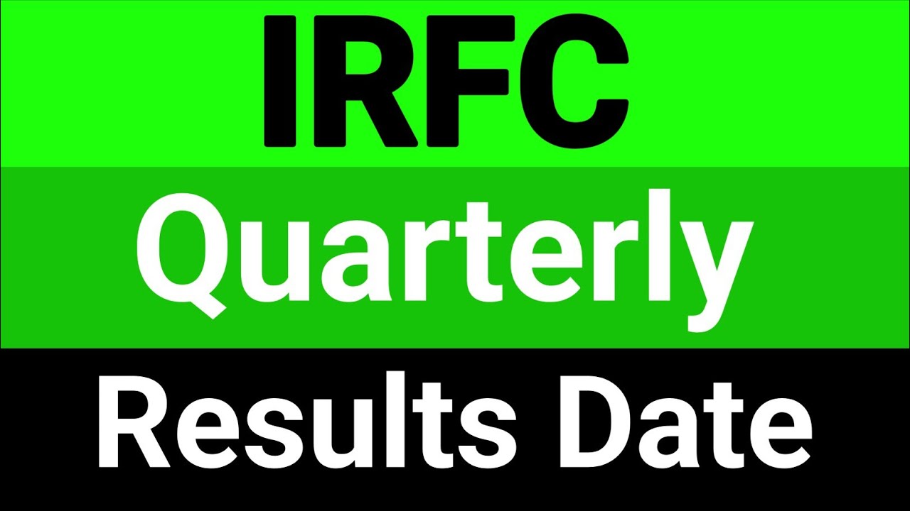 IRFC share quarterly results date