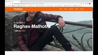 WEB222 - Final Assessment | Raghav Malhotra | Portfolio Website |