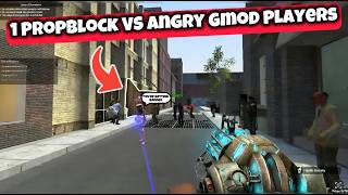 1 PropBlock VS 20 Angry Gmod Players