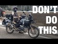 Motorcycle travel mistakes to avoid 5 beginner tips