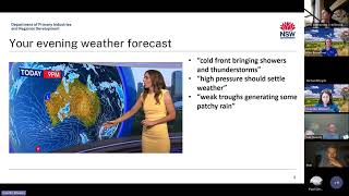 Understanding weather and climate tools webinar