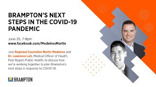 Brampton's Next Steps in the COVID-19 Pandemic