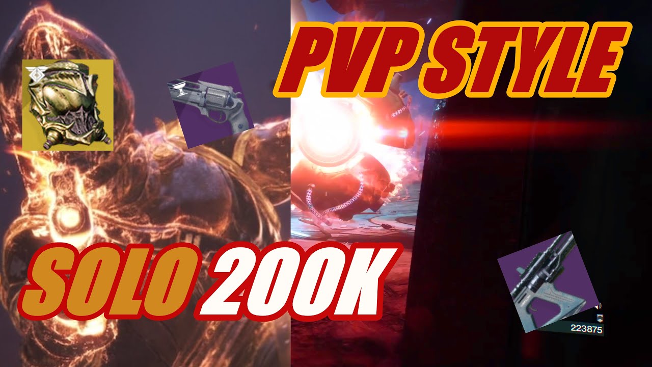 Solo 200k - But It's a PVP loadout-Six Shooter Hunter 'Warden Of Nothing' Nightfall - NO Pinnacle's