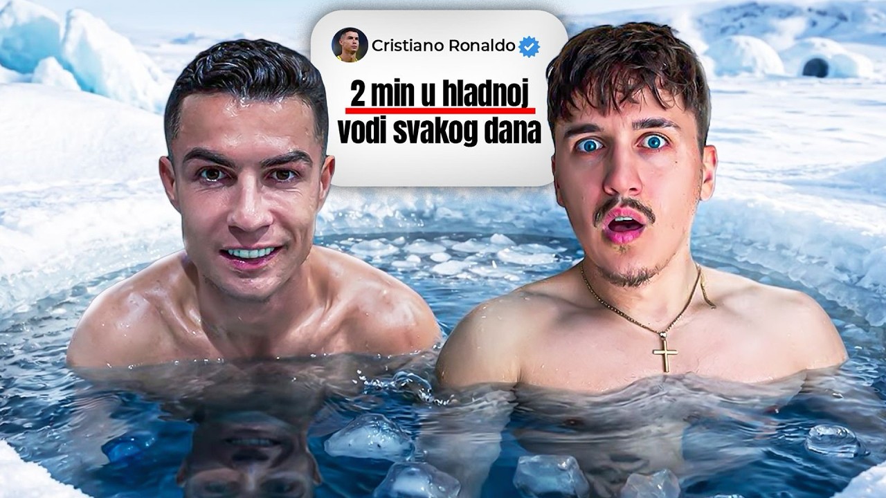 POKUSAO SAM DA TRENIRAM I JEDEM KAO CRISTIANO RONALDO 7 DANA! (MESSI BOLJI)
