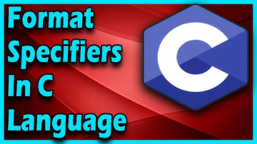 Format Specifiers In C | C Programming For Beginners Full Course