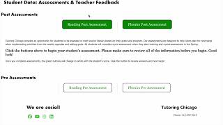 Tutor Portal Training
