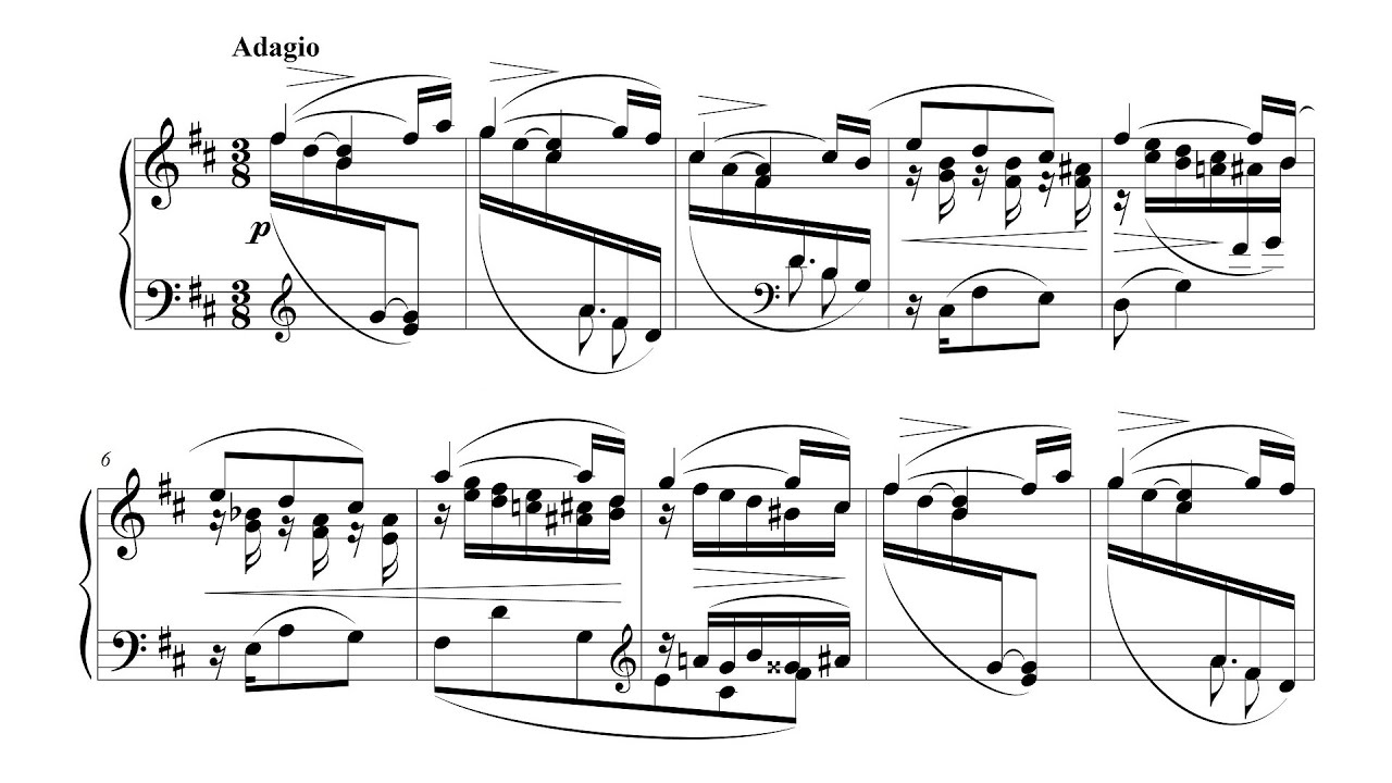 Brahms, Intermezzo, Op. 119/1 (with score), performed by Robert Cunningham