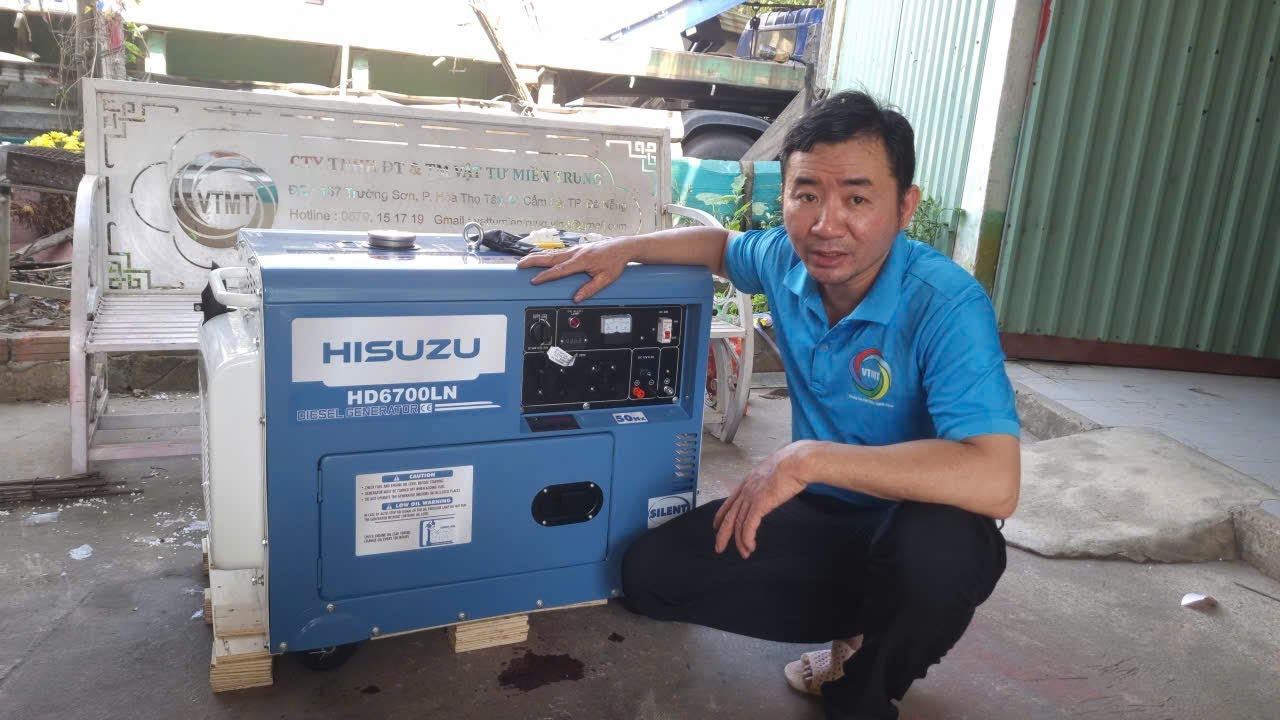 Máy phát điện chạy Dầu 5 Kw cách âm