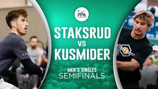 #12 Ranked Kusmider attempts to move on to Championship Sunday