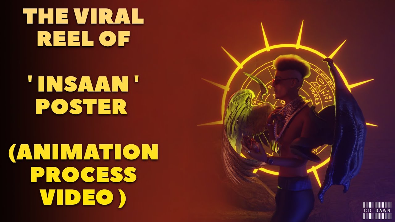 MC stan ' INSAAN ' POSTER Animation Process Video