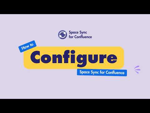 How to Set up & Configure sync from a Confluence Data Center space to a Cloud space | Space Token