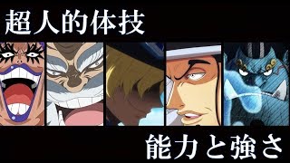 ワンピース　６種の超人的体技　最強の体技とは!?