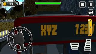 Mountain tourist bus in Pakistan in Beautiful place of the world. screenshot 1