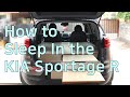 #sleep in the SUV #camping bed storage box #Kia Sportage Social distancing trend in Korea.