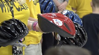 NCN, UnitedHealthcare donate bicycle helmets to Watson Elementary in Hastings