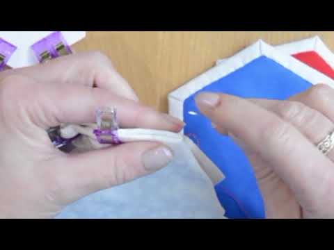 How to hand sew Daisy and Grace Quilt as you go templates
