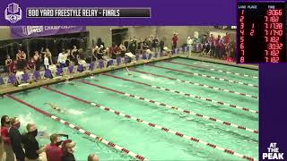 SDSU SWIMMING & DIVING: AZTECS WIN 800 YARD FREE RELAY FINALS