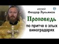 Проповедь по притче о злых виноградарях (2020.09.06). Иерей Феодор Лукьянов