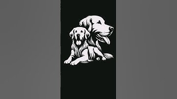 Dog Illustration in #inkscape #dog #dogart #digitalart
