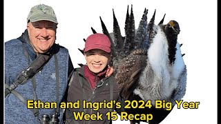 Ethan and Ingrid's 2024 Big Year (Week 15)