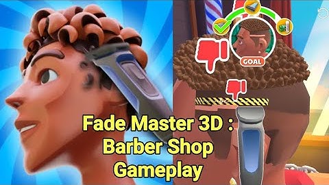 NOOB vs PRO vs HACKER-Fade Master 3D: 👌💆Barber Shop and hair cutting