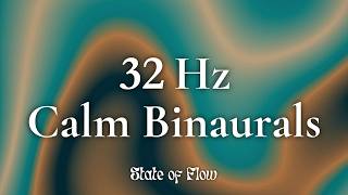 Calm Mental Clarity | 2 Hours of 32 Hz Gamma Binaural Beats and Soft Ambience