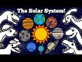 Solar system for kids  learn the names of planets  fun science facts with drawing dinosaurs