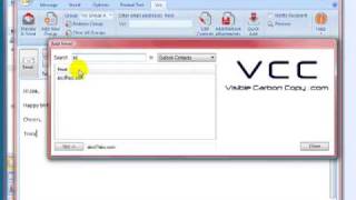 Visible Carbon Copy (VCC) Software Demo