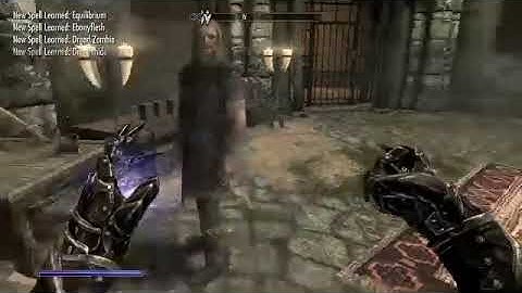 Skyrim Demon Spell sword part 1