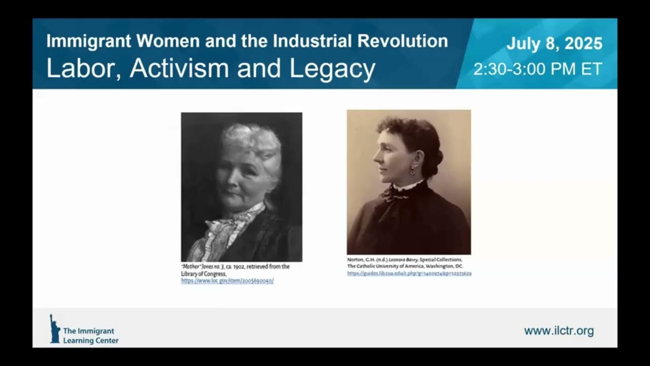 Immigrant Women and the Industrial Revolution