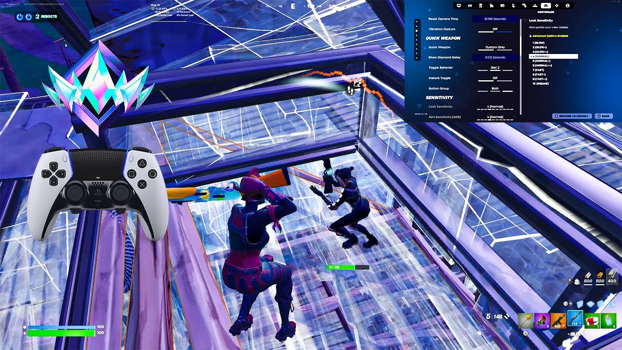 100% ACCURACY 🎯 + Best *AIMBOT* Controller Settings For Fortnite Chapter 6 Season 4! (PS5/XBOX/PC)