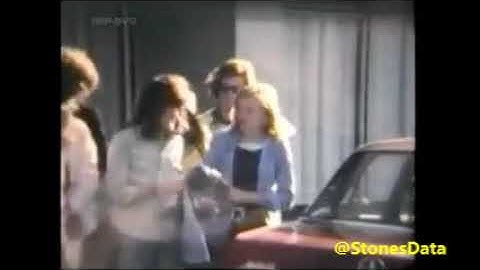 Rare footage of The Rolling Stones arriving for rehearsals, Rotterdam 1973 #rollingstones