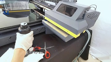 Step 14 Daily and monthly maintenance job for Focus Combo Jet A3 plus UV flatbed printer