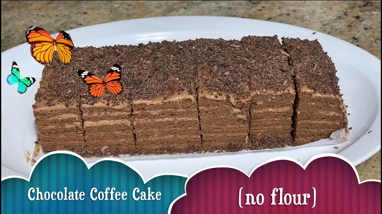 Chocolate Coffee Cake no flour    4K