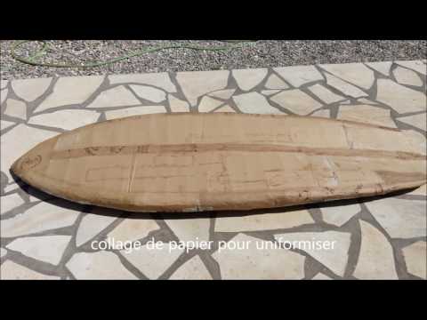 construction d un stand up paddle surf en carton