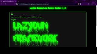 LazyC2 Command & Conquer and botnet rat Over Tor Network: Coming Soon to LazyOwn!