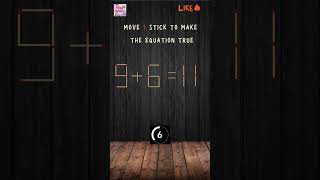 "Quantum Matchstick Math: Unleash Your Inner Mathematician!" #shorts
