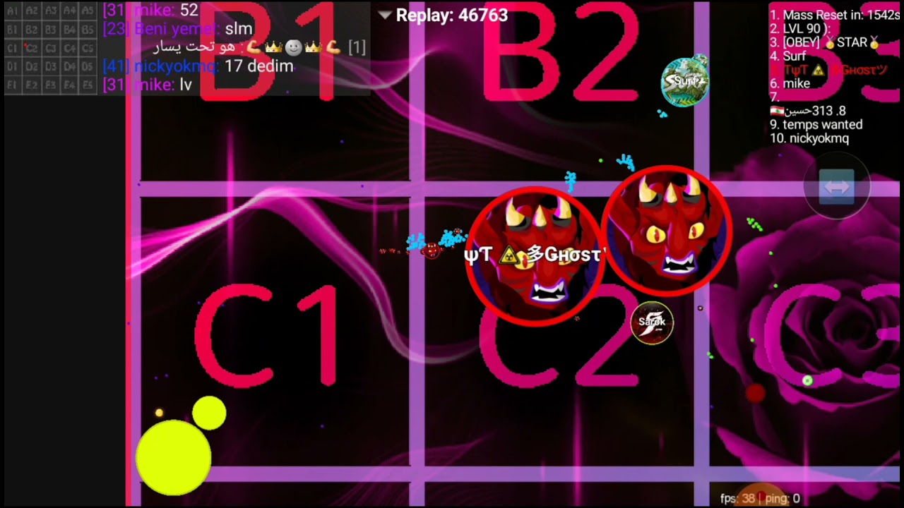 Ghost legendary tricks TYT clan Turkey|Blob.io#6(clip)