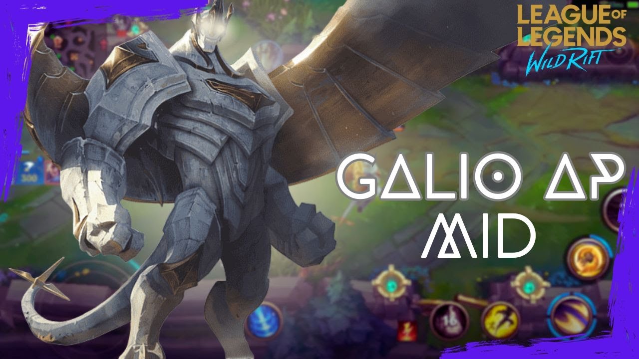 GALIO AP NO MID AINDA É VIÁVEL? - WILD RIFT - YouTube