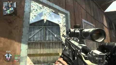 Black Ops - Hitmarker FAIL and Nice Quick Scope