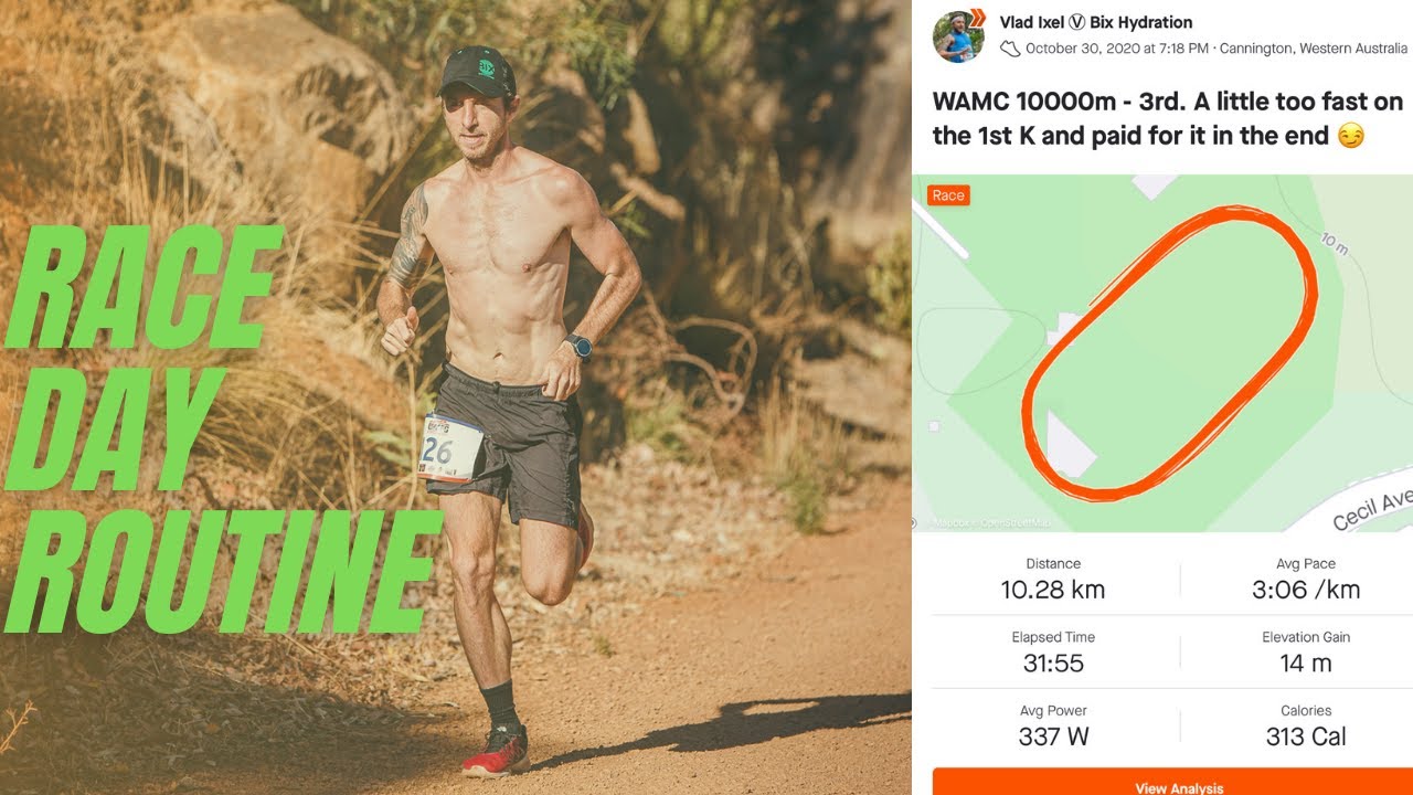 Pre Race Routine HOW DOES RACE DAY LOOK? pre race routine plus race day nutrition - YouTube