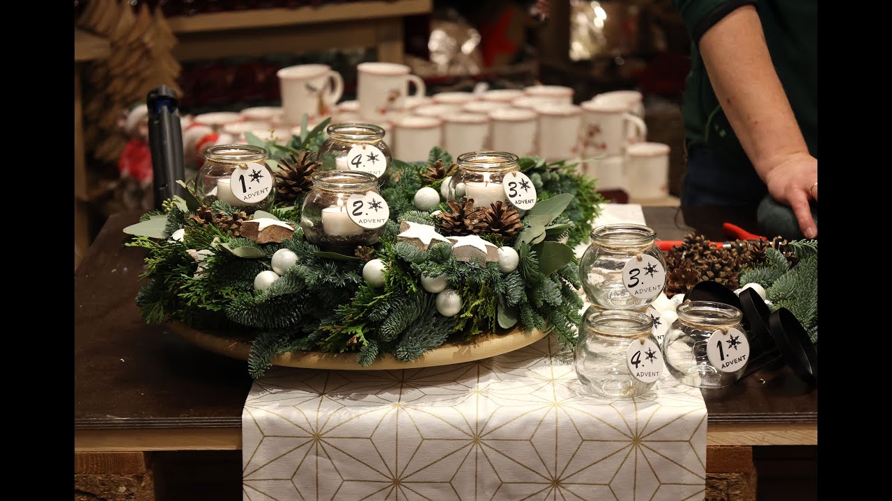 DIY: Natürlicher Adventskranz OHNE wickeln