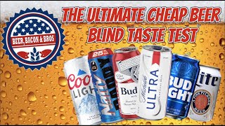 The ULTIMATE Blind Taste Test! Trying to Recognize Cheap Beer #challenge #cheapbeer #beerreview